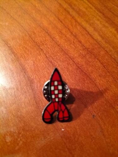 Tintin pins fusee objectif - fusee,