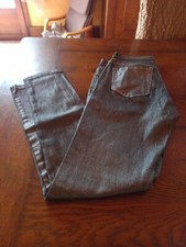 pantalon jean gris argent scintillant T 40 rare sr veste tunique gilet chemise