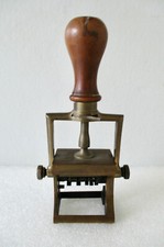 Ancien Tampon Encreur Dateur