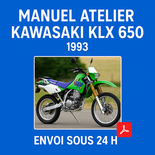 Manuel atelier kawasaki klx - manuel,