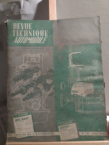 Revue technique automobile rta - technique,