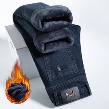 Jeans Pour Hommes Épais En
