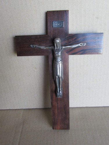 C535 ancien grand crucifix - c535,