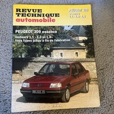 revue technique Peugeot 309 1.1 1.3 1.4 GL GR Profil XE XL CHUROS VITAL GRAFFIC