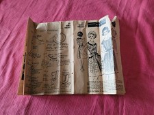 ANCIEN PATRON DE COUTURE MODES