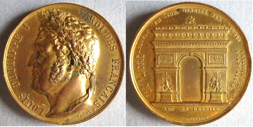 Médaille inauguration arc - médaille,