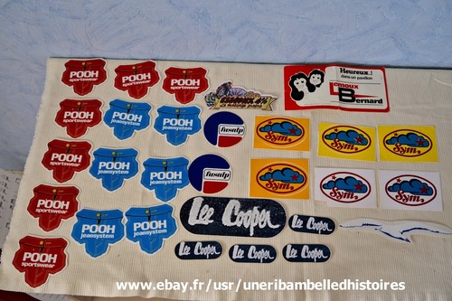 Lot autocollants des - ,