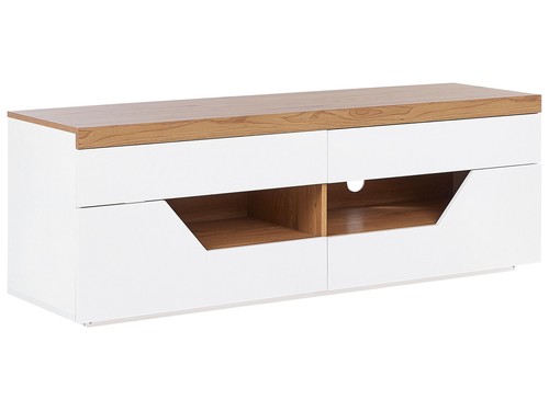 Meuble rangement blanc et - tv,