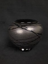 Vase En Verre De Robert Pierini (xxe Siècle)