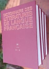 Dictionnaire des littératures