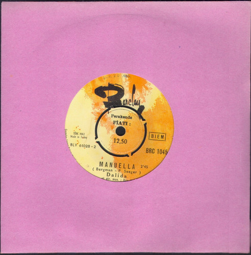 Dalida rare 45t biem - 45t, pressage