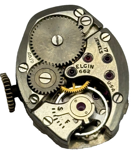 Elgin 662 montre - mouvement, 17