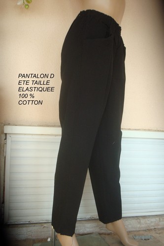 Pantalon detente noir taille - ,