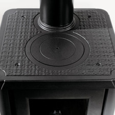 La Nordica Extraflame Remplacement Couverture En Fonte Noir pour Poêle Gemma Art