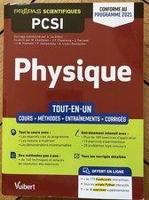 PCSI Physique Vuibert excellent état