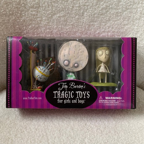 Tim burton tragic toys pin - tim, burton's