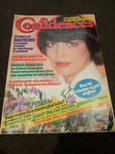 special menie gregoire-magazine people-confidences-novembre 1981