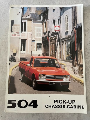 Peugeot 504 pick chassis - pick-up,