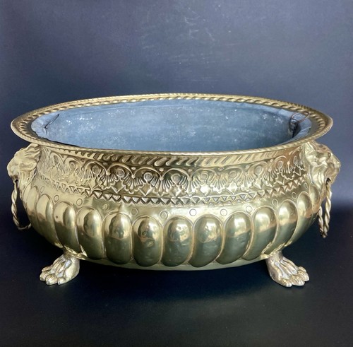 Ancien cache pot jardinière - pot,