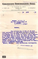 1951 COULEURS BOURGEOIS AINE A PARIS - MME DIRAT A PAMIERS