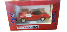 Miniature  Polistil  tonka  1/25 s  :  Porsche 911 CABRIOLET C/CAPOTE