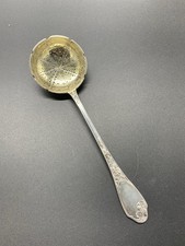 Ancienne Cuillère Saupoudrer Saupoudreuse Argent Poinçon Minerve Puiforcat Iris