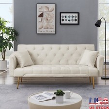 Modern Velvet Futon Sofa Bed