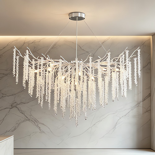 Lustre cristal hauteur - lustre,