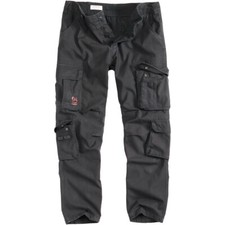 Surplus Airborne Slimmy Trousers Homme Coupe Slim Militaire Extérieur Noir Lavé