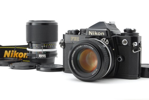 Appareil photo argentique - , noir
