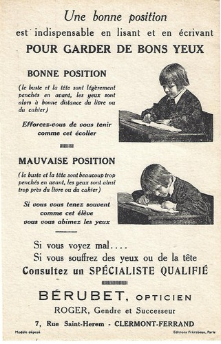 Buvard bérubet opticien - buvard,