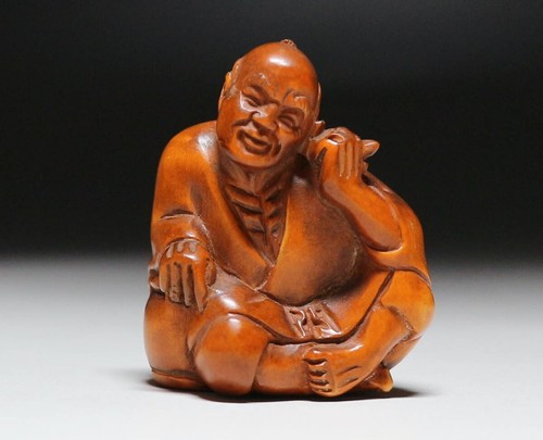 Netsuke japonais rétro homme - netsuke, [homme
