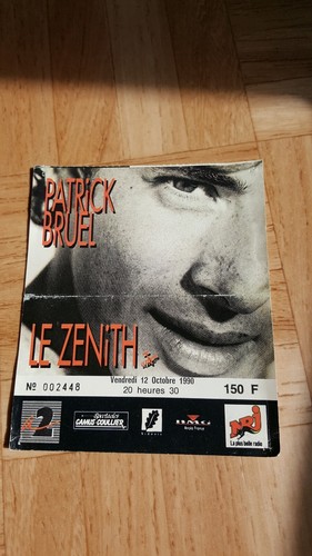 Billet concert patrick - de,