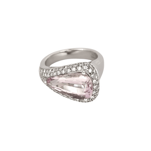 élégante bague moderniste - Élégante, en