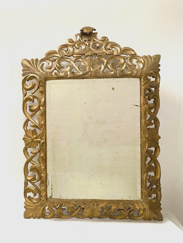 Miroir doré pare clause en - doré,