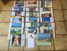 GROS LOT DE 20 ALMANACH DU FACTEUR CALENDRIERS PTT LA POSTE 2000 / 2015