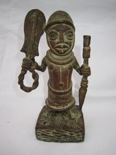 Bronze Benin  Statuette –