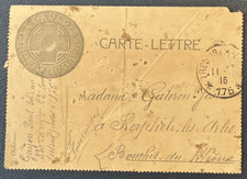WW1 - Carte Lettre