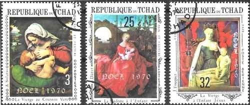 Timbres religion noël - timbres, arts