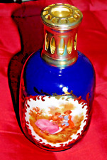 LAMPE BERGER Ancienne 'TS Fragonard' Porcelaine 1970 bleu cobalt  complete  TTBE