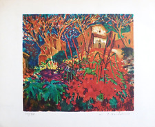 Pierre Boudet lithographie signée art abstrait abstraction abstract art