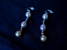 Boucles d'oreilles Sweetwater en perles colorées Or 18K