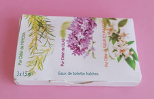 COFFRET TUBES DE PARFUM YVES ROCHER / EDT / MIMOSA / LILAS / FLEUR D'ORANGER