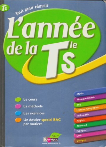 Année terminale s - de, la