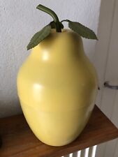 ❤BAC à Glaçons  grande poire jaune  Seau à glace en alu  An 70's  vintage
