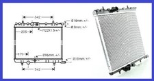 Radiateur d'eau Peugeot 206 SW