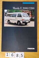 MAZDA E 2000/ E 2200 Prospectus Allemand 18 pages D 01/1986