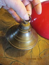 Pièces Détachées d'Ancien Lustre Plafonnier  en ltôle de Laiton Laiton