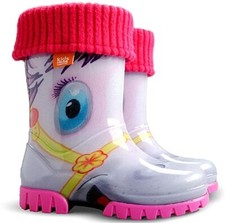 BOTTES DE NEIGE WELLIES ENFANTS DOUBLURE INTÉRIEURE AMOVIBLE bébé garçons filles/poney