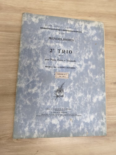 Ancien livre partitions